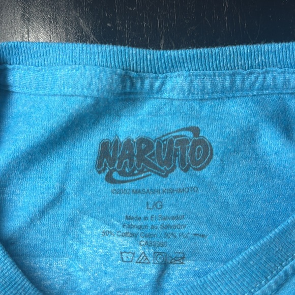 Naruto Blue Kids Short Sleeve Tee - Picture 4 of 5